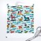 Surfing Dogs Summer Beach Fun Small Surf Tropical Cute Pug Pugs Frenchie Custom Printed Fabric by Spoonflower Various Fabrics by the Yard or Fat Quarter